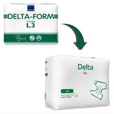 Couche Adulte - Delta Slip L3 - Carton de 4 paquets ( 22 unités)