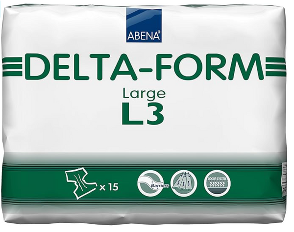 Couche Adulte - Delta Form L3 - Carton de 4 paquets (60 unités)