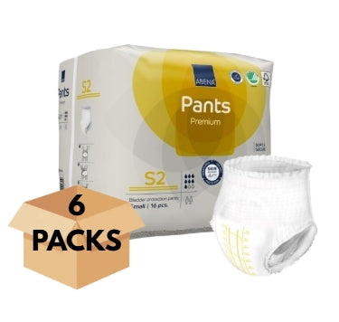 Couche Culotte adulte - ABena Pants - Taille S2 Carton de 6 paquets- 96 unités