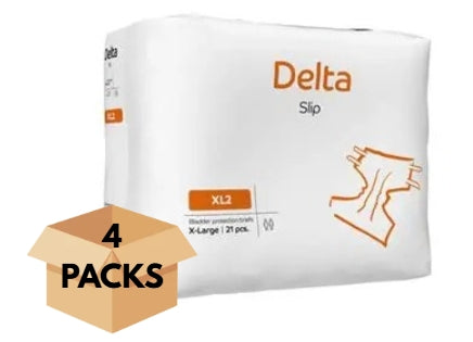 Couche Adulte - Delta Slip XL2 - Carton de 4 paquets (84 unités)