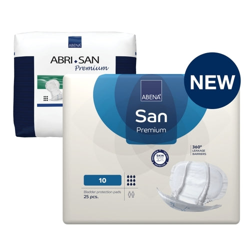 Protection anatomique - Abena San N°10 - Carton de 4 paquets (100 unités)